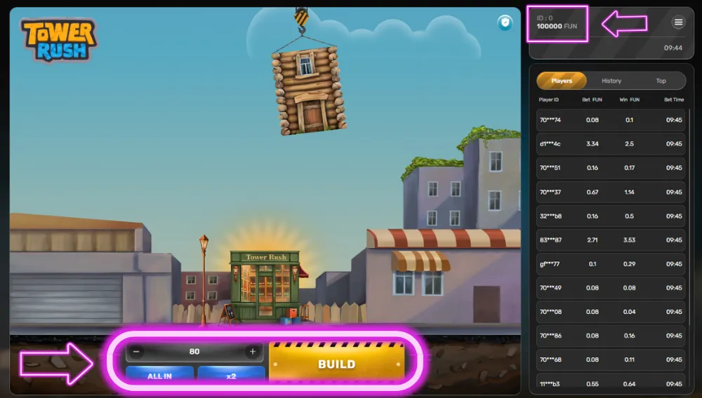 Gioca al gioco demo